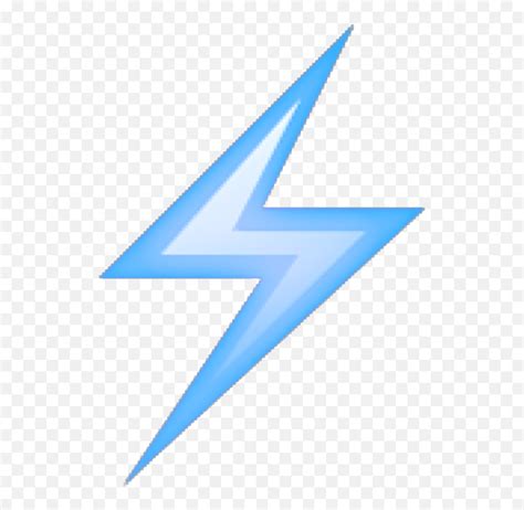 Lightning Emoji Png Picture Blue Lightning Bolt Emoji Aesthetic Emoji