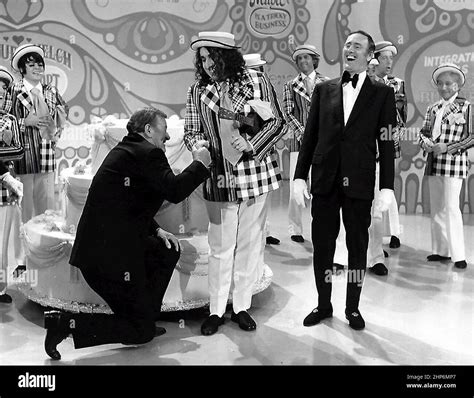 Publicity Photo From The 100th Episode Of The Television Program Rowans And Martins Laugh In