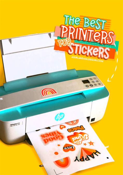 The Best Printer For Stickers A Girl And A Glue Gun