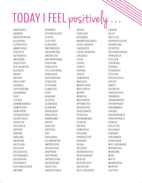 10 List Of Positive Words Ideas Words Positive Words List Of