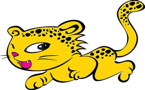 Royalty Free Leopard Running Clip Art Vector Images And Illustrations Istock