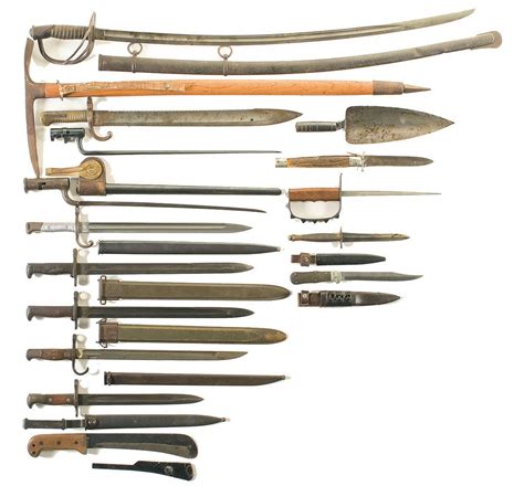 Fifteen Assorted Military Edged Weapons