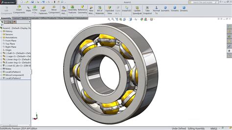 Solidworks Tutorial Design And Assembly Of Ball Bearing In Solidworks
