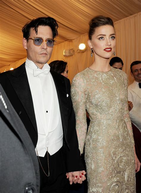 Amber Heard And Johnny Depp Met Costume Institute Gala CelebMafia