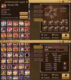 Grindstones Summoners War