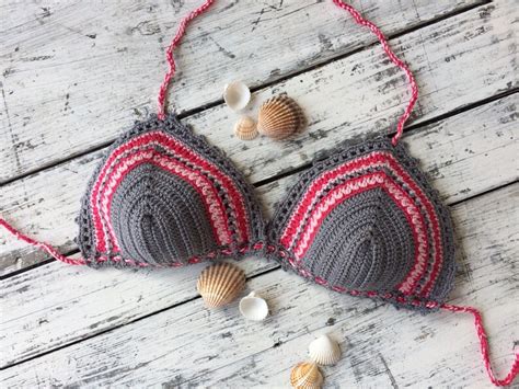 Crochet Bikinitriangle Bikiniboho Bikini Etsy