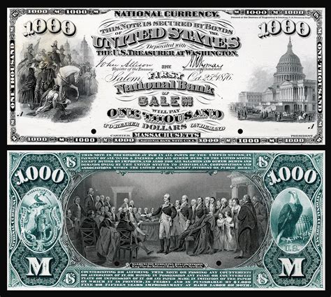 Art And Engraving On United States Banknotes Bank Notes Banknotes