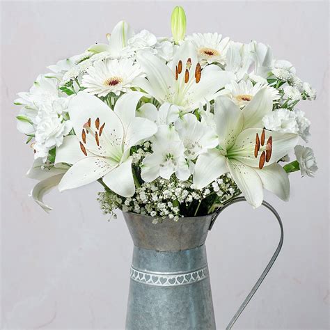 You could be trying to say that you are happy for someone if you want to send someone a flower bouquet for their birthday, you might want to choose a certain number of flowers to correspond with their age. Linen and Lace - Cheap Flowers by Post | Send Flowers Online
