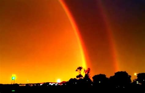 Lightning Photobombs Amazing Double Rainbow Scene Earthsky