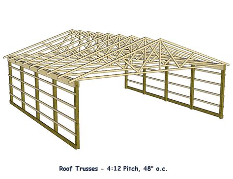 Choosing a pavilion roof truss design. Barn Roof Construction | How to Build Roof