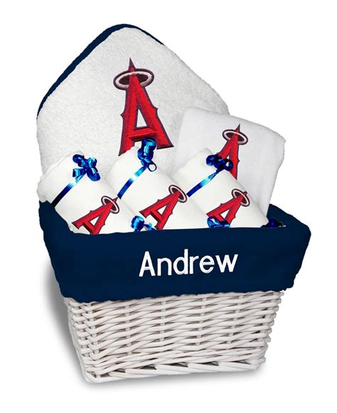 It's gifting season and that means it's time for us to showcase some of our favorite gift ideas for los angeles kids and their families. Personalized Los Angeles Angels Medium Gift Basket | MLB ...