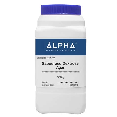 Sabouraud Dextrose Agar Cultivation Of Pathogenic And Nonpathogenic