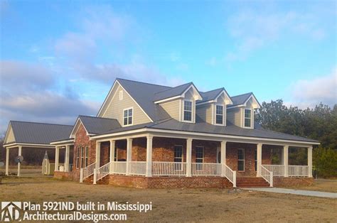 House Plan 5921nd Comes To Life In Mississippi Photo 002 Porch House