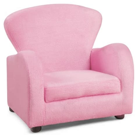 Juvenile Chair Fuzzy Pink Fabric 1 Kroger