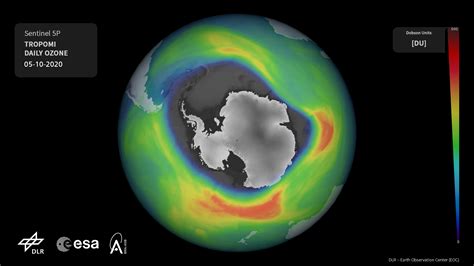 Esa Antarctic Ozone Hole Is One Of The Largest And Deepest In Recent