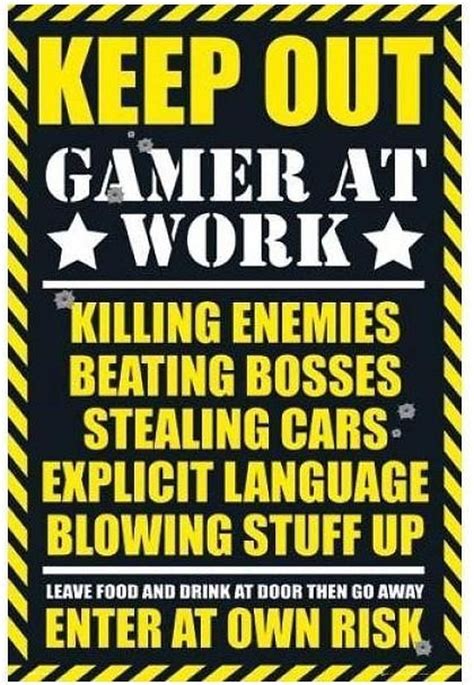 Gamers Poster 61x91 Gaming Keep Out