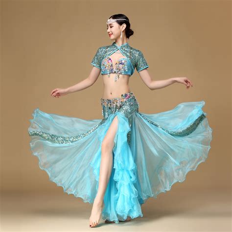 Women Dancewear Performance Egyptian Bellydance Clothes Outfit Cd Cup