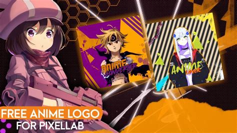 How To Make Cool Anime Logo In Pixellab Free Download Youtube