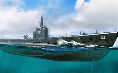 Uss Gato Ss 212 United States Navy American Submarine World War Ii