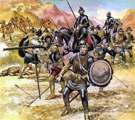 Spanish conquistadores | Spanish Conquest War Art | Pinterest
