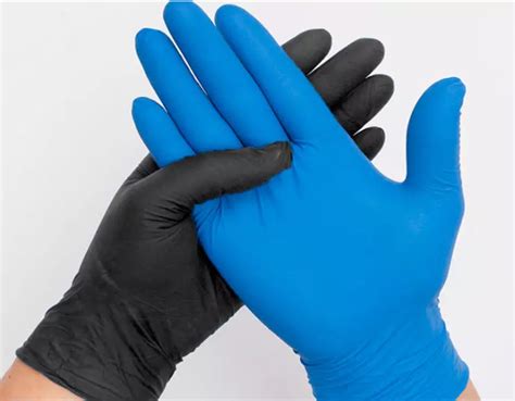 powder free non sterile disposable nitrile gloves for hospital