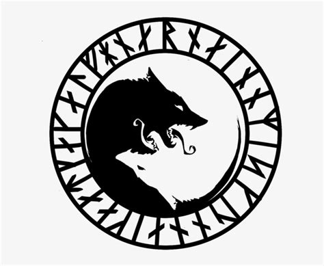 Wolf Symbol Wolf Runes Png Image Transparent Png Free Download On