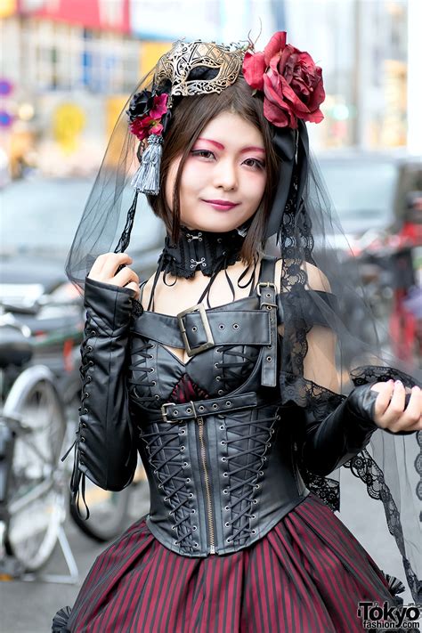 Harajuku Gothic Lolita In Na H Corset Harness Ribbon Tights