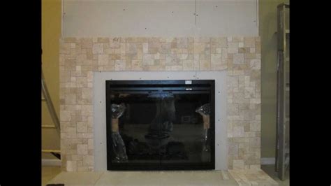 fireplace I built with a Classic Flame electric fireplace insert - YouTube