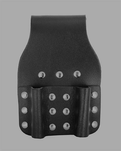 Scaffolding Black Leather Tool Belt Double Spanner Level Tape Holder