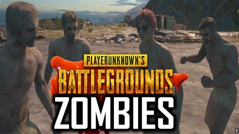 Playerunknowns Battlegrounds Zombie Mode First Look Youtube