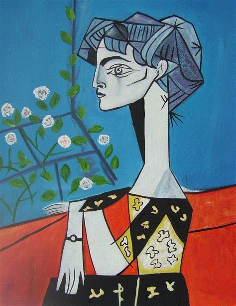 Pablo Picassos Jacqueline With Flowers Simple Yet Elegant Check Out