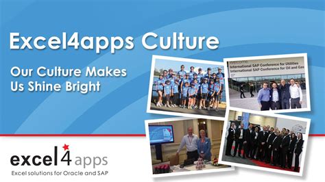 Excel4apps Culture Core Values Youtube