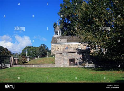 Sleepy Hollow Church With The Old Dutch Burying Ground In New York