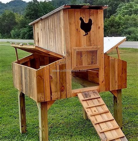 How to build a chicken coop from pallets big enough to walk in yet still keeping it simple and inexpensive. 50 Easy DIY Ideas Out of Wooden Pallets | Pallet diy ...