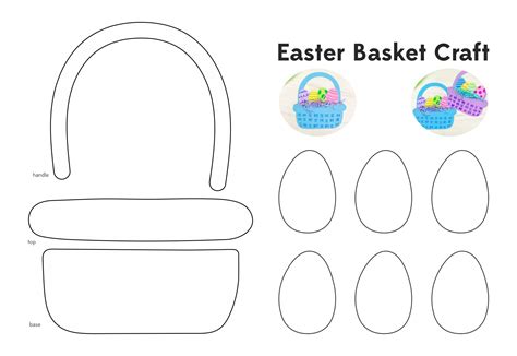 5 Best Images Of Printable Easter Basket Craft Kids Printable Easter