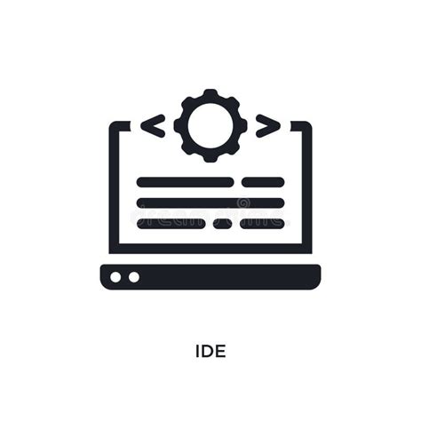 Ide Isolated Icon Simple Element Illustration From Technology Concept