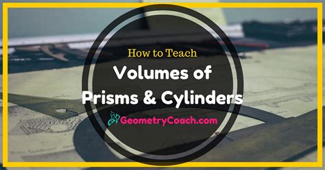 He wants to send it to his friend in a box that is 6 x 6 x 5. Volumes of Prisms and Cylinders - Geometry Worksheets