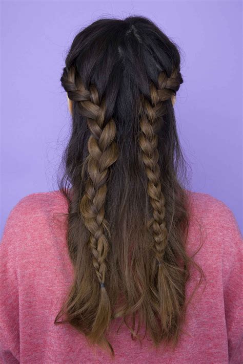 Girls with fabulous braided half up half down hairstyles usually have a special attractiveness. Half Up Half Down Braid Tutorial - Step by Step Guide ...