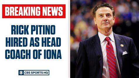 Rick Pitino Returns To College Basketball Hired By Iona Cbs Sports Hq Youtube
