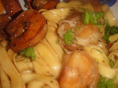 The world on a spoon: SHRIMP SCAMPI Pasta * Garlic, Butter, Wine, Herbs * - Cindy's ON-Line recipe box