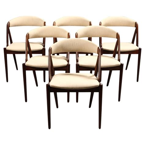 Set Of 4 Kai Kristiansen Model 31 Dining Chairs In Teak For Sale At 1stdibs