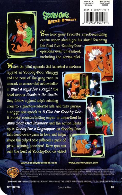 Scooby Doos Original Mysteries Vhs Clamshell Case Movies And Tv Tv