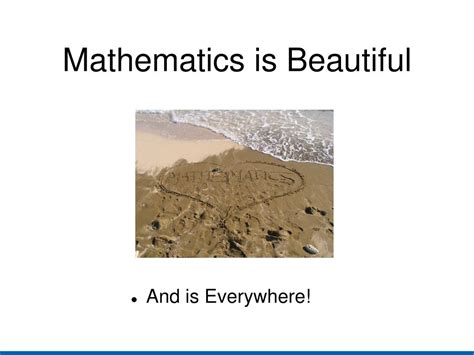 Ppt Mathematics Is Beautiful Powerpoint Presentation Free Download