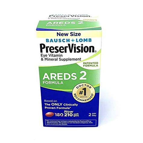 Preservision Areds 2 Eye Vitamin And Mineral Supplement 210 Ct With