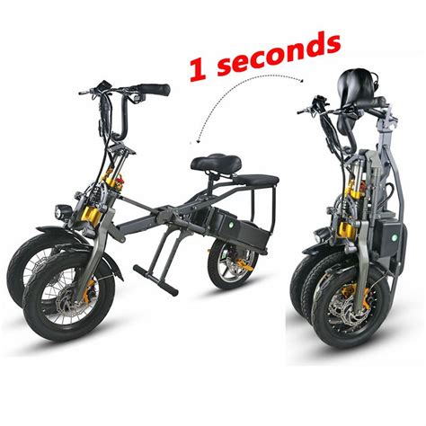 Mobility scooter wheel bike 3rd wheel moped tricycle. 3 Wheel Electric Scooter E Bike Bicycle foldable High ...