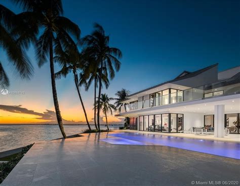 Key Biscayne Ultra Luxury Mansion Modern Luxury Miami Miami