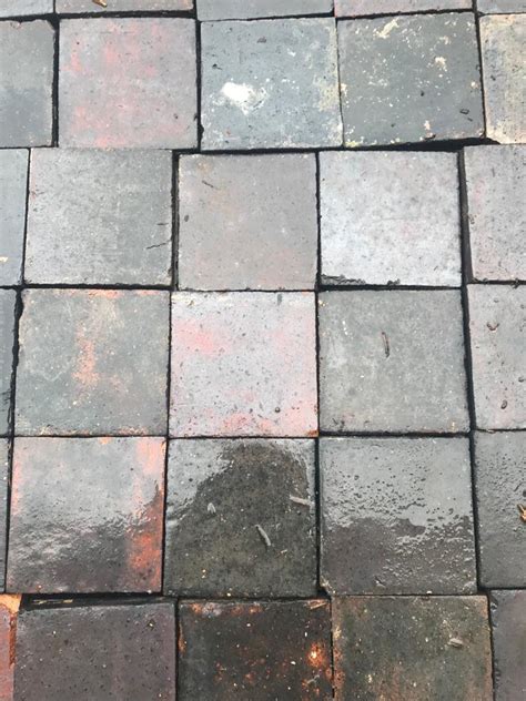 Reclaimed Victorian Black Quarry Tiles Ebay