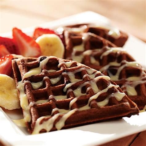 Mexican Chocolate Waffles Crisco