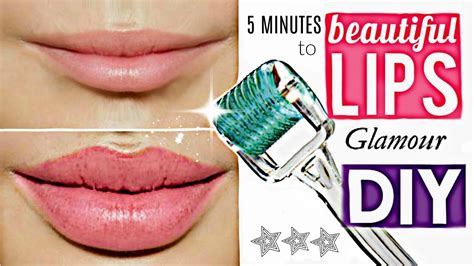 How To Dermaroll The Lips Fuller Lips Without Surgery Bigger Lips Hack Beforeafter Diy Youtube