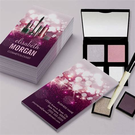 1,392 business cards beauty products are offered for sale by suppliers on alibaba.com, of which plastic cards accounts for 3%. Makeup Artist Cosmetician - Pink Beauty Glitter Business Card